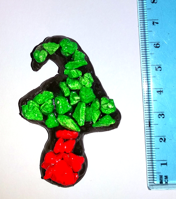 MA0004_Magnet_Pilz mit Riesel (rot &grün)